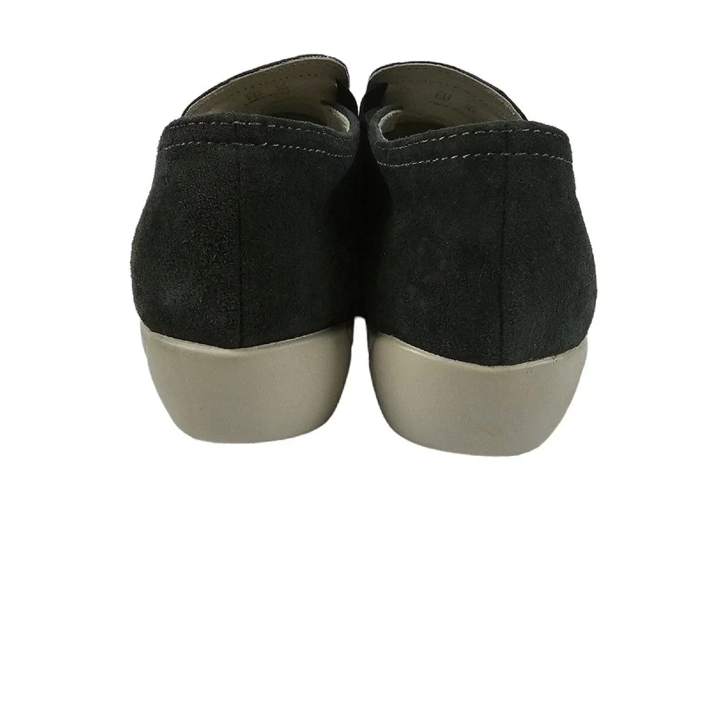 Stonefly Slip On Blue Leather Suede Size 36 Vera Pelle Size 5‎